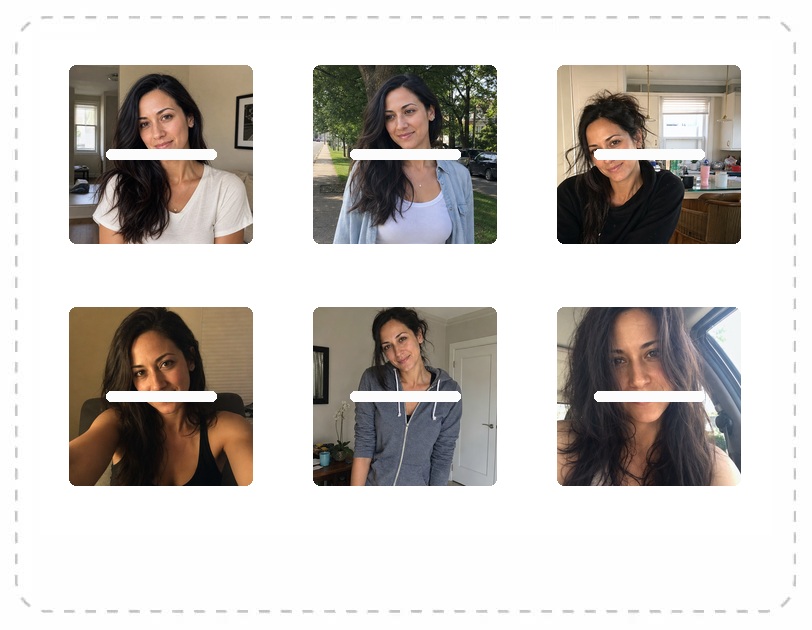 Upload a few photos of yourself